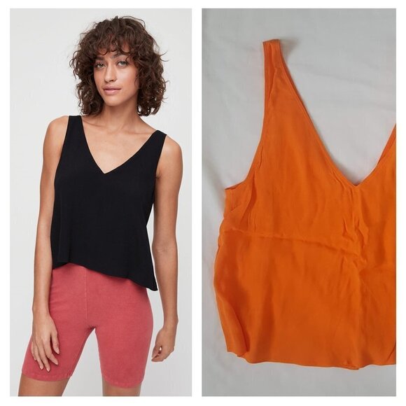 WILFRED FREE | Aritzia Kempner Blouse | Sz. M - Picture 1 of 12